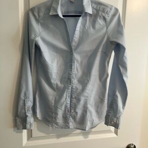 H&M Light Blue Women's Button Down Shirt